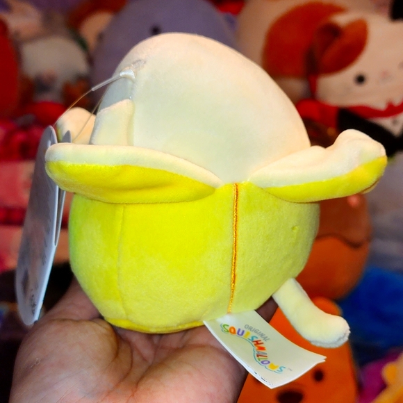 PIEROGI 🍌🐒 SUPER RARE BEST DEFECT EVER! Yellow Banana Monkey Squishmallow NWT - Picture 6 of 9
